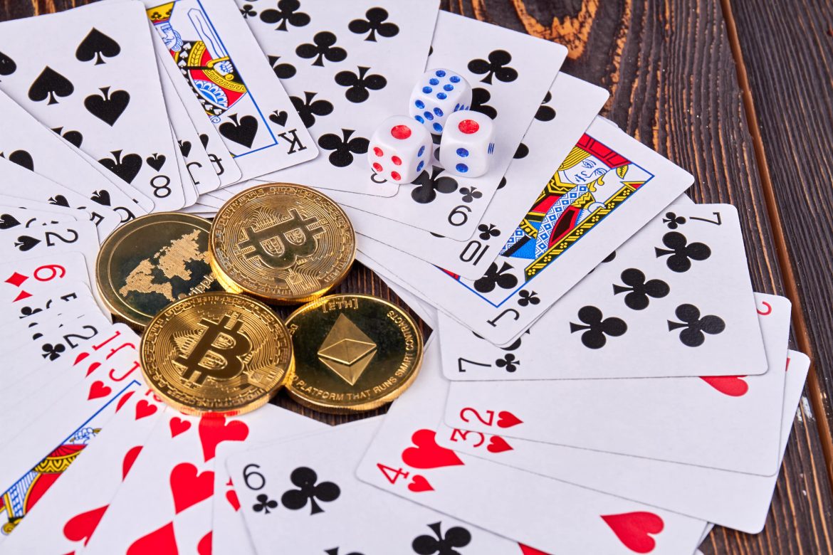 Playing Card Games Using Bitcoin